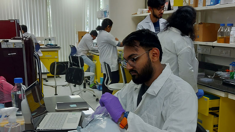 Scientists Conducting Experiments at BioNEST IKP Bangalore