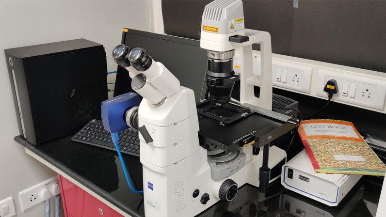 Advanced Microscope at BioNEST IKP Bangalore Laboratory