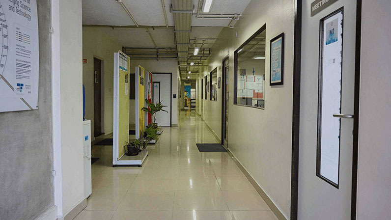 Hallway at IKP EDEN with Office and Meeting Rooms